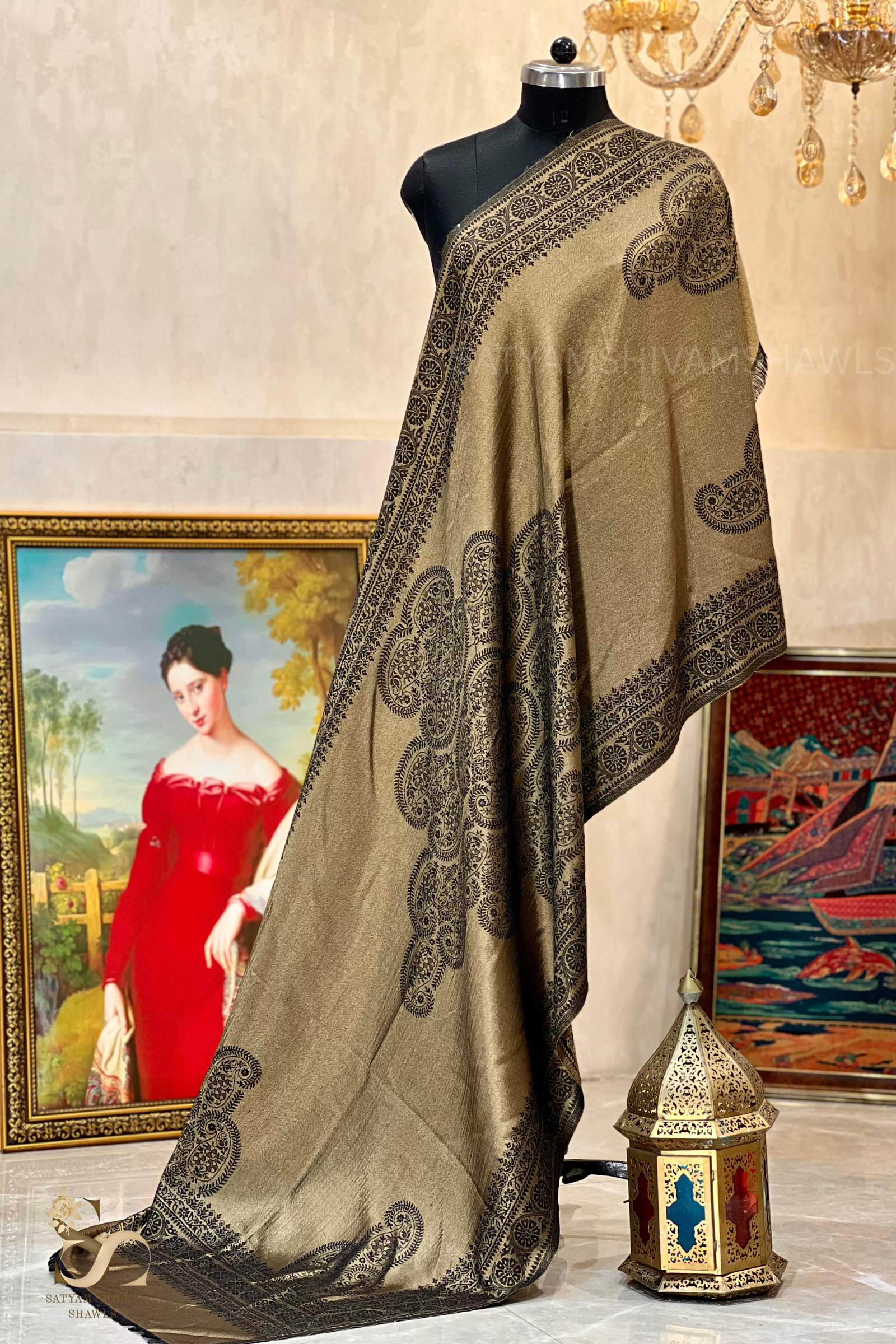 Twilight moonlight reversible stole