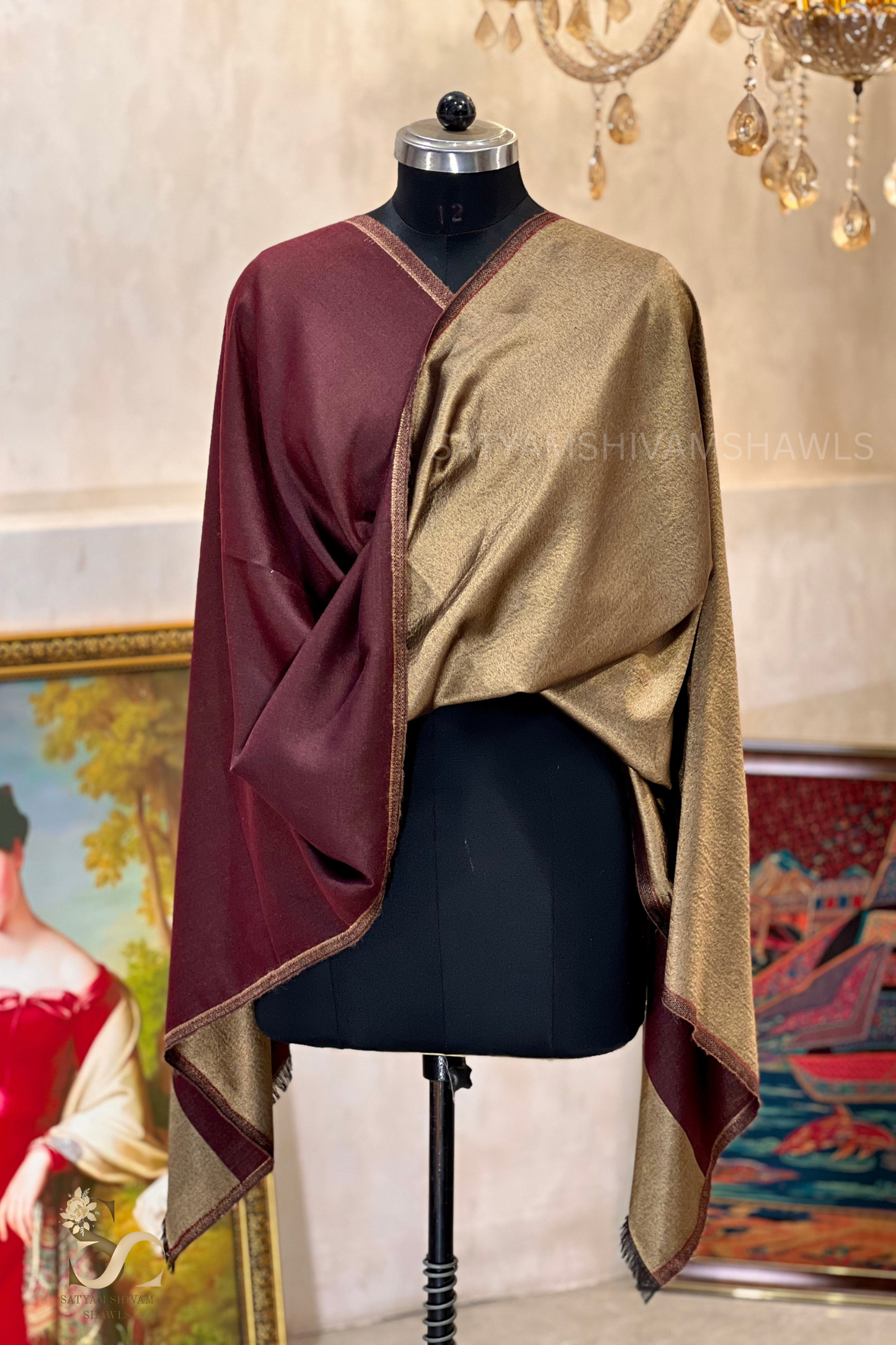 Twilight moonlight reversible stole