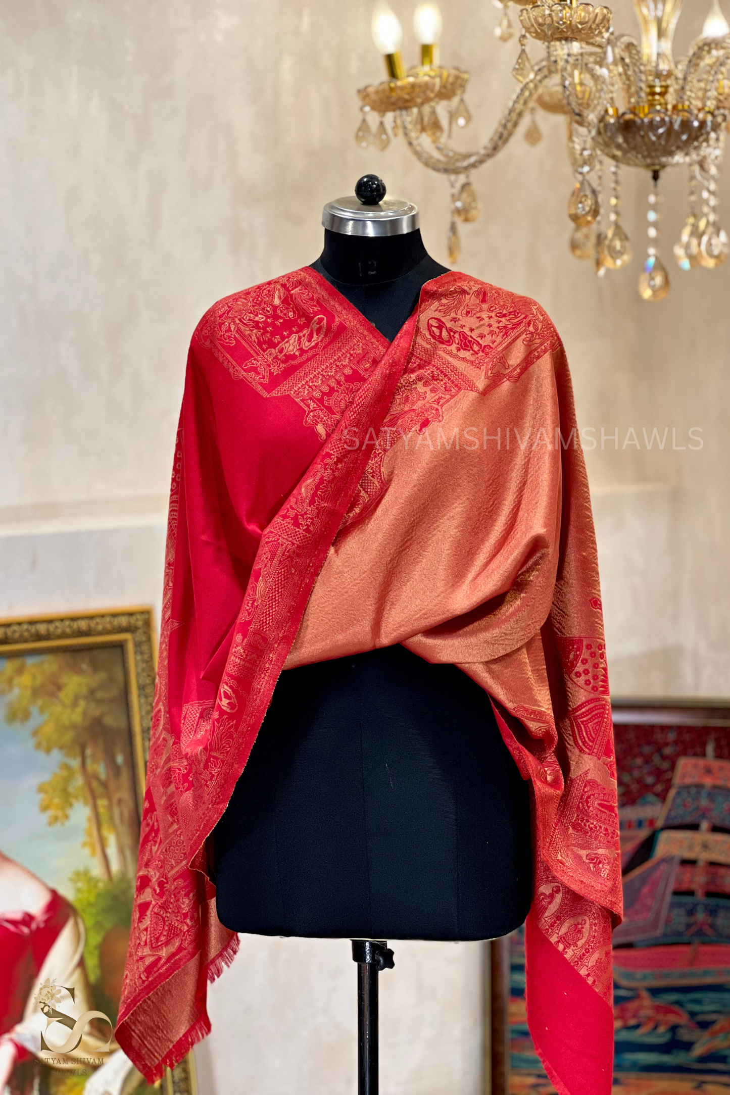 Twilight moonlight reversible stole