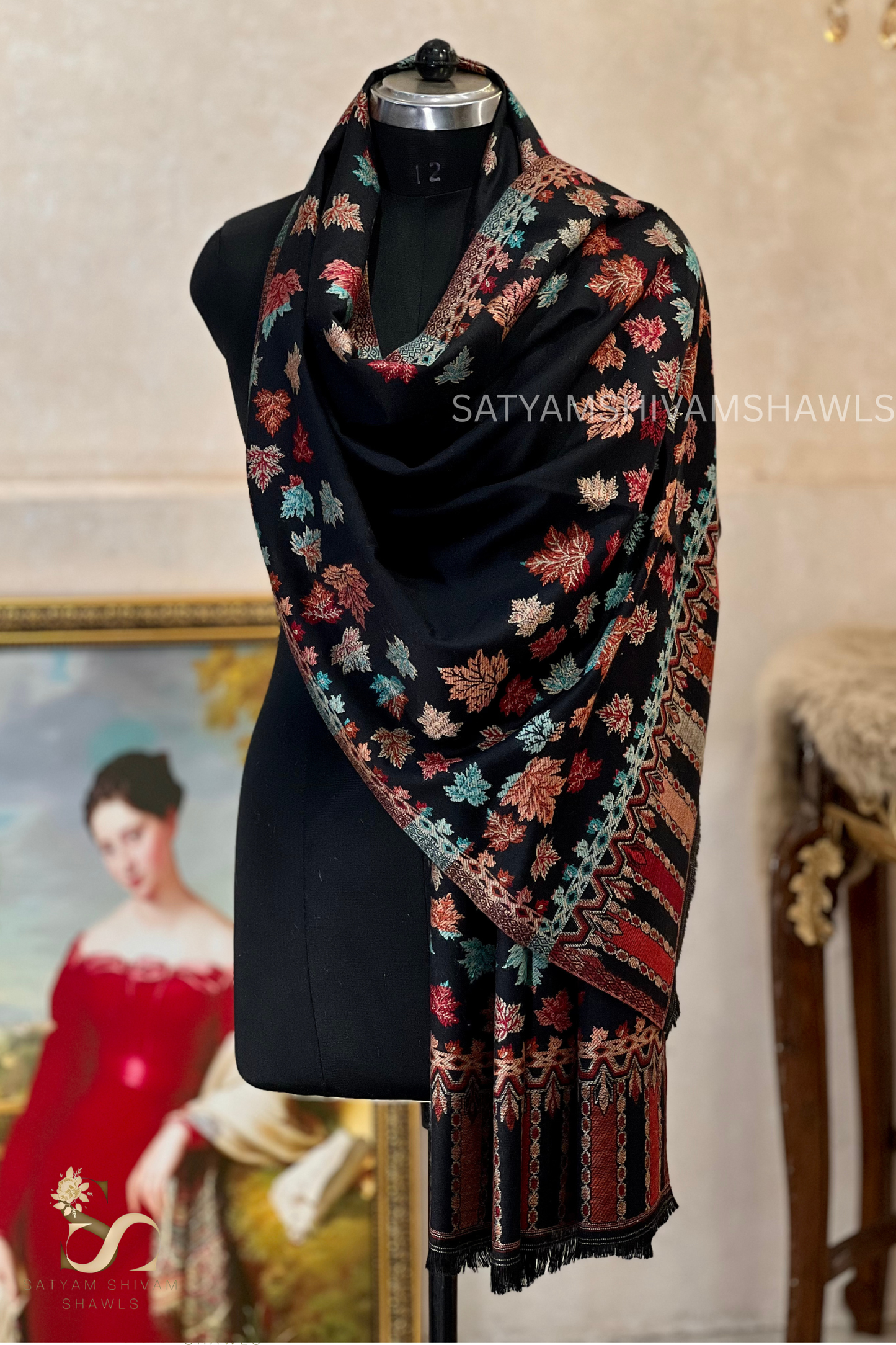 vintage royal chinnar multi border