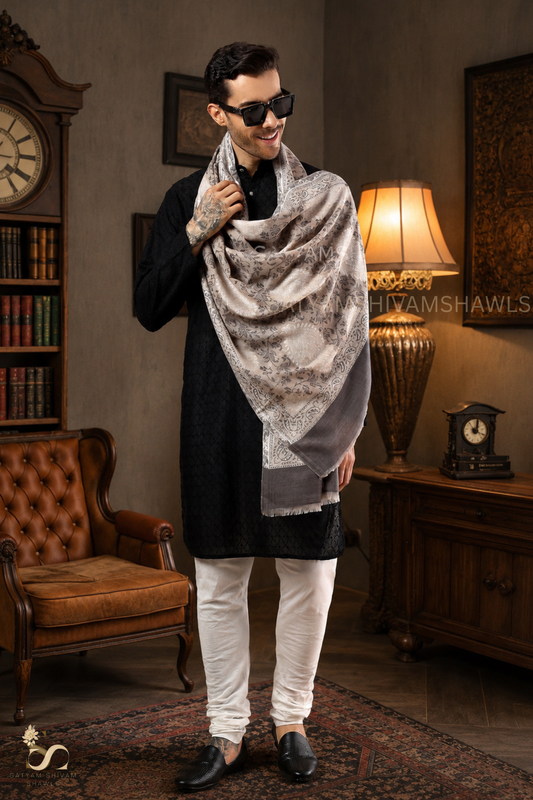 TURKISH SELF KANI WOVEN DESIGN,STOLE,SKIN,&MENS