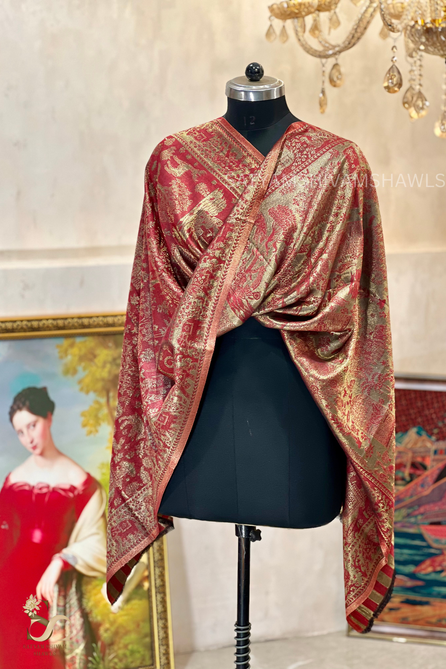 Twilight moonlight reversible stole