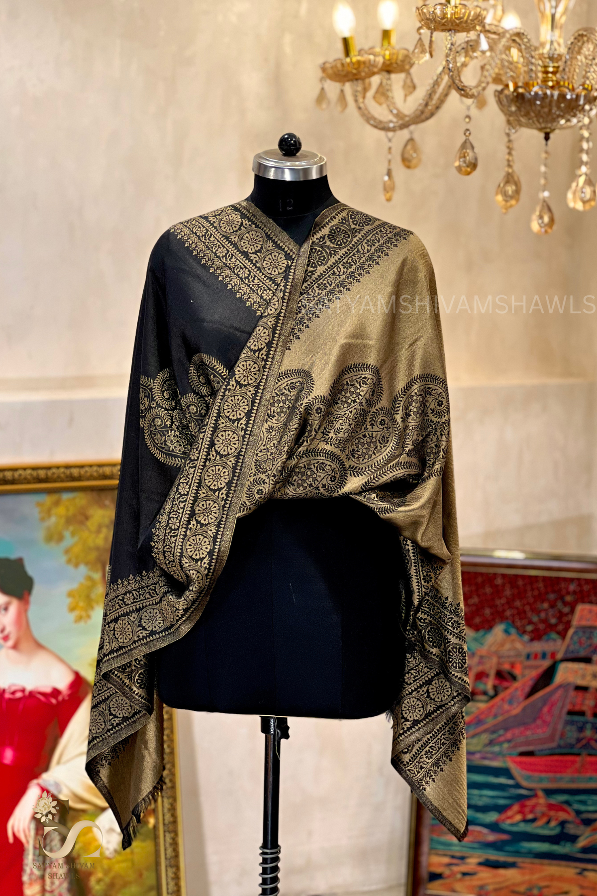 Twilight moonlight reversible stole