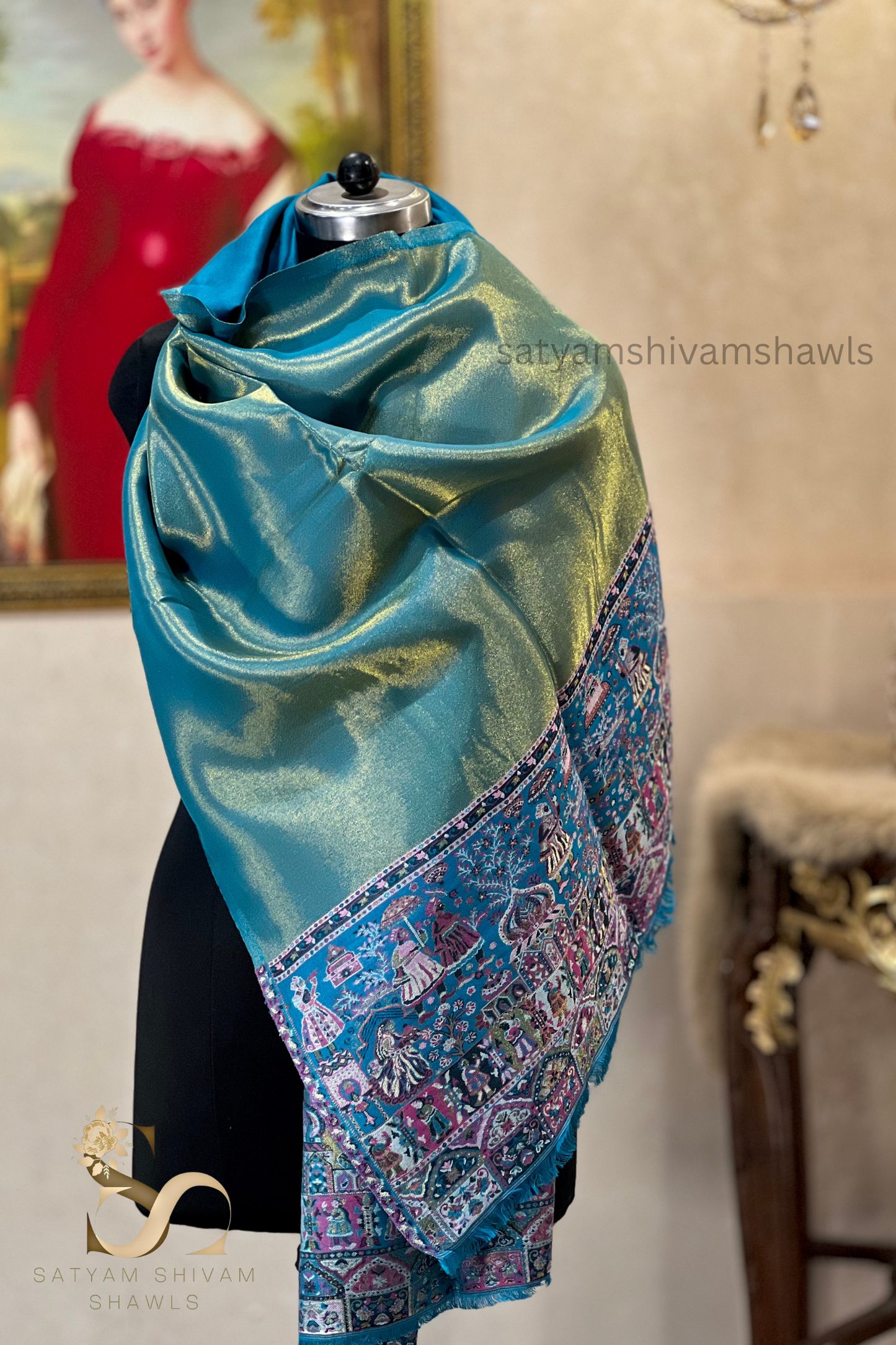 Twilight  reversible kani palla stole
