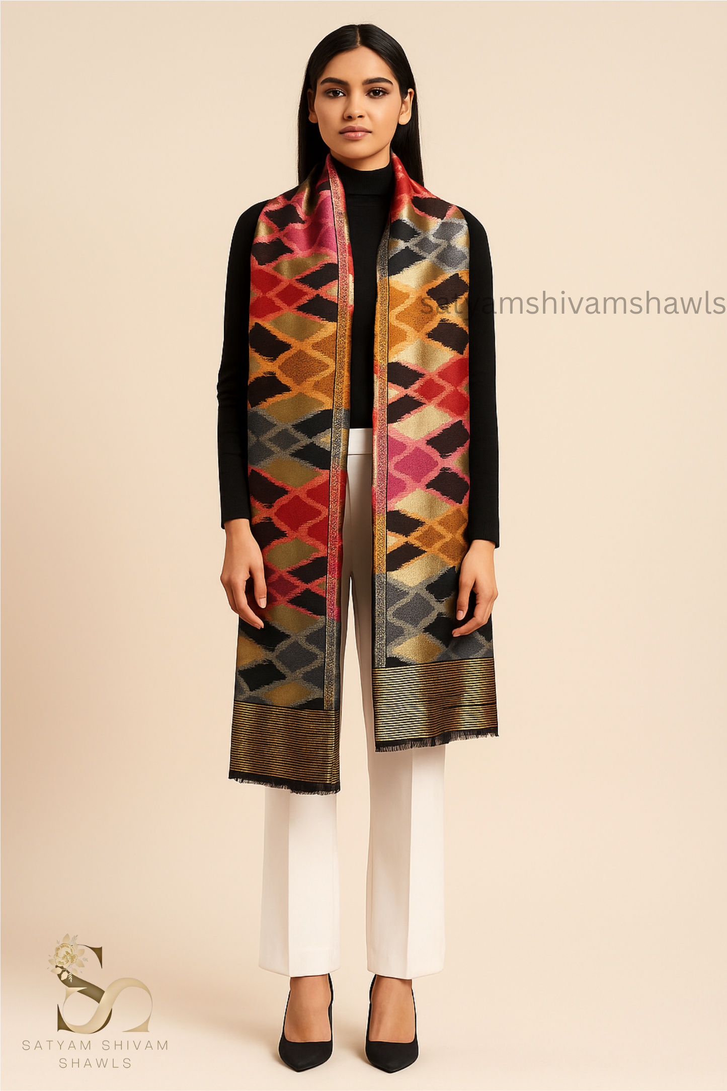 Daydream dual-tone ekat stole