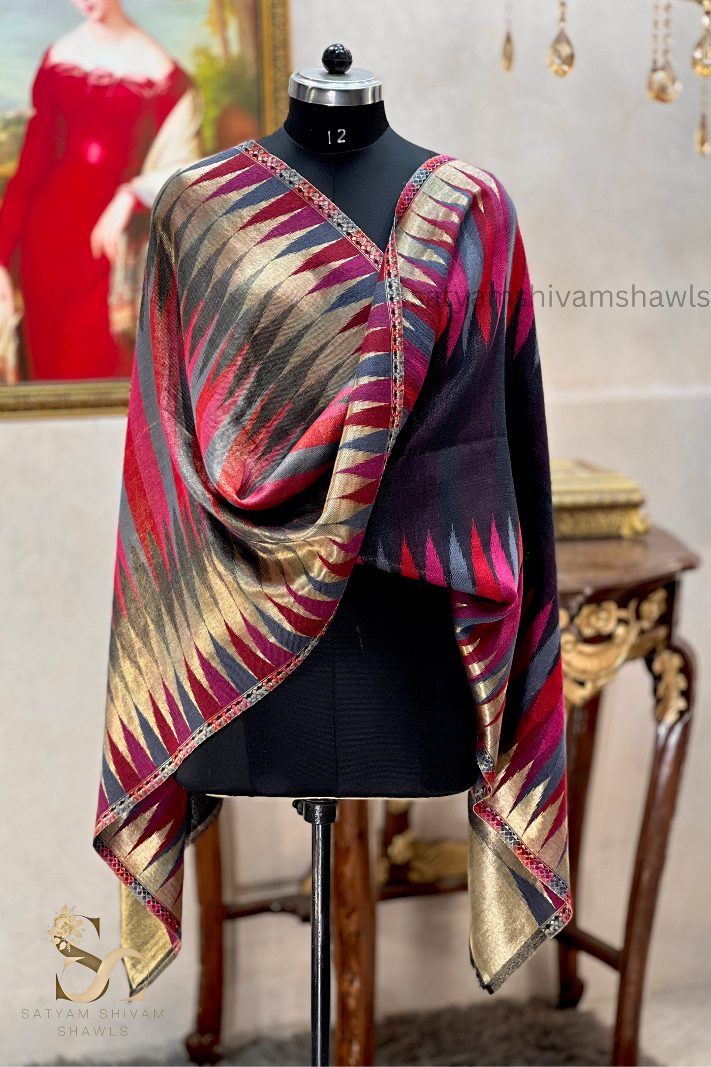 Daydream dual-tone ekat stole