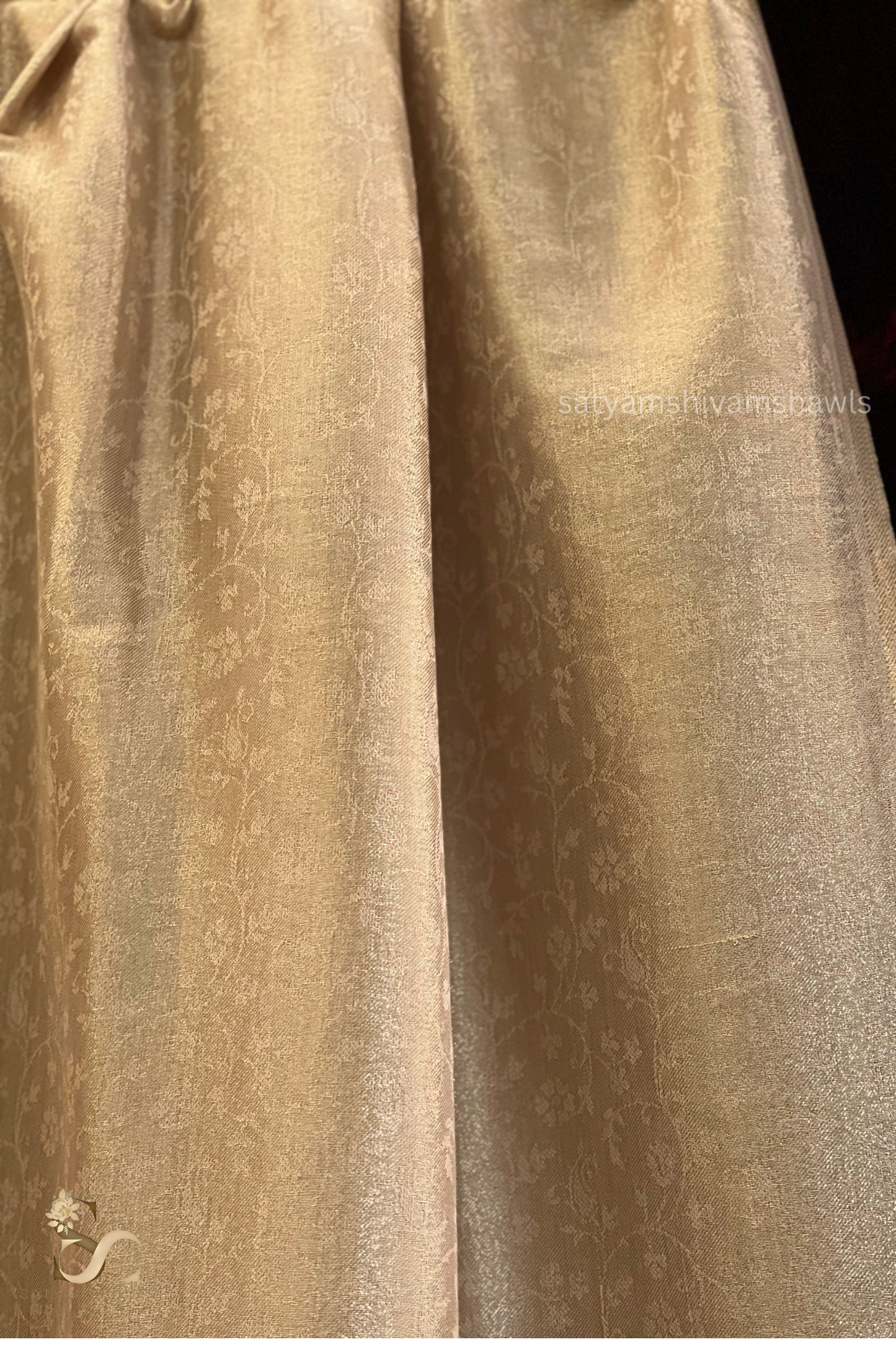 "TWILIGHT NOOR-E-MUGHAL" PALLA PASHMINA WOOL STOLE