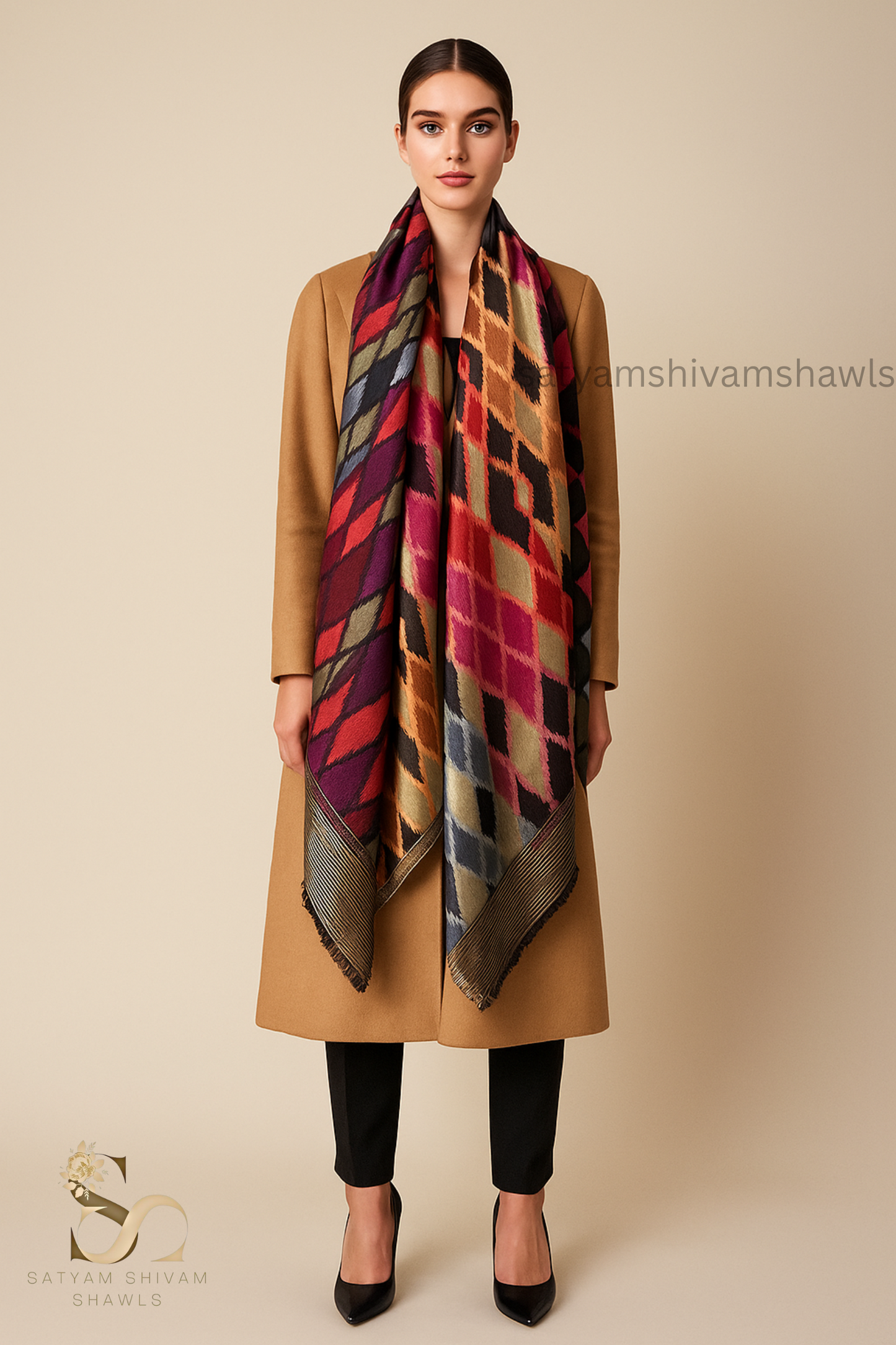 Daydream dual-tone ekat stole
