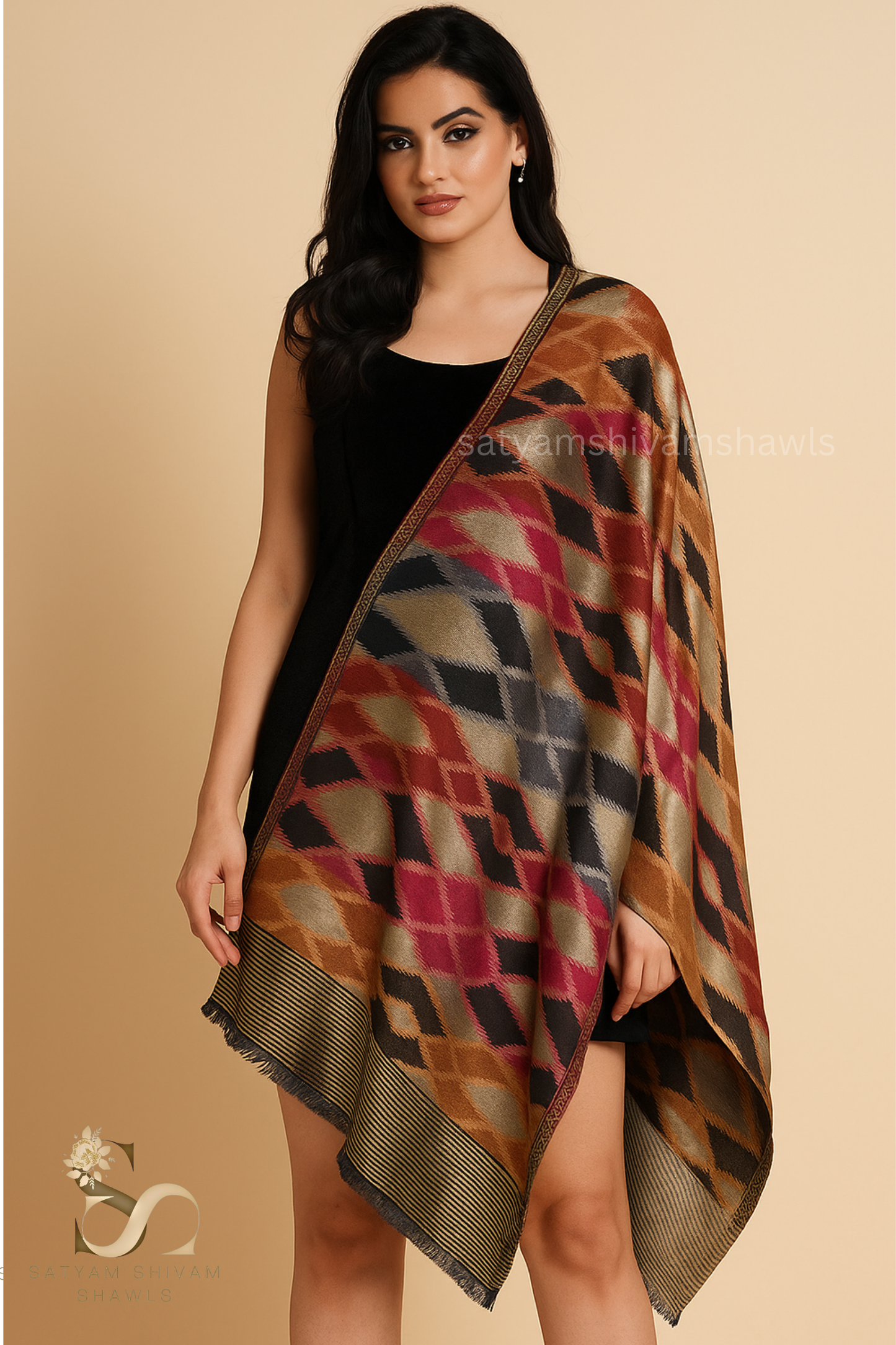 Daydream dual-tone ekat reversible stole