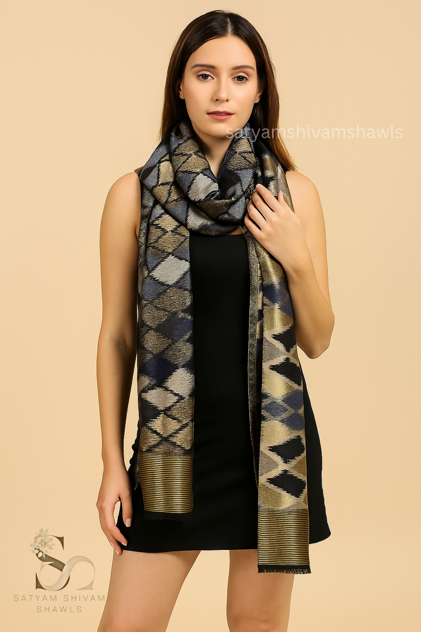 Daydream dual-tone ekat reversible stole