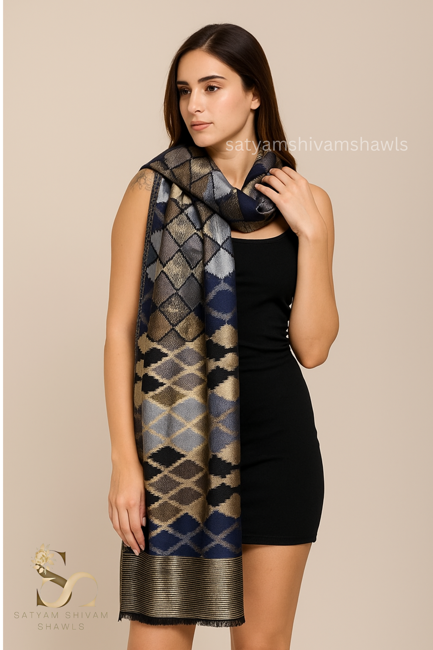 Daydream dual-tone ekat reversible stole